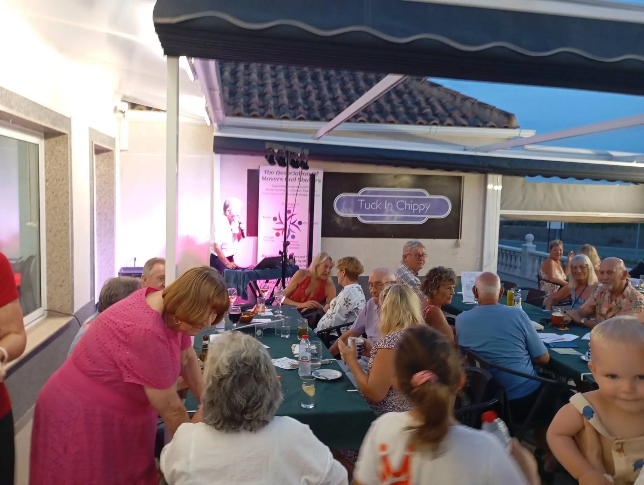 Live music evening event at Tuck In Chippy